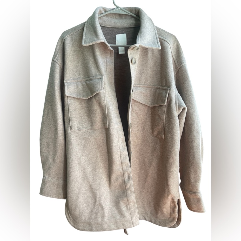 H&M Beige Button Down Jacket